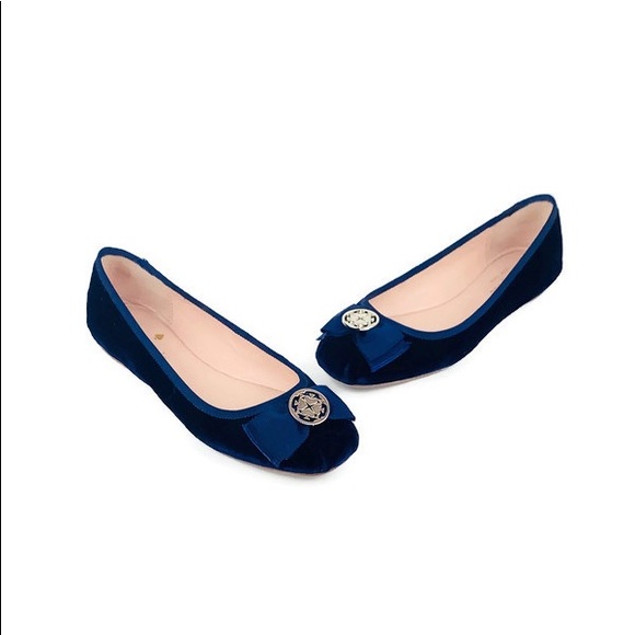 kate spade blue flats